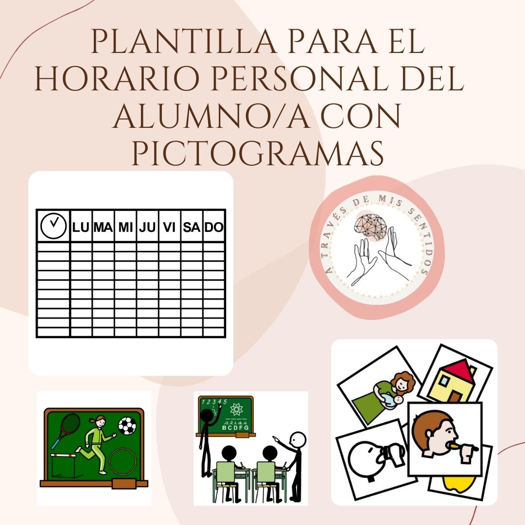 Plantilla horario personal alumno