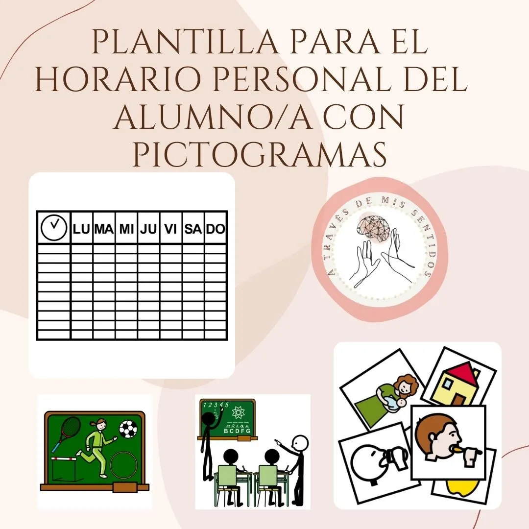 Plantilla horario personal alumno