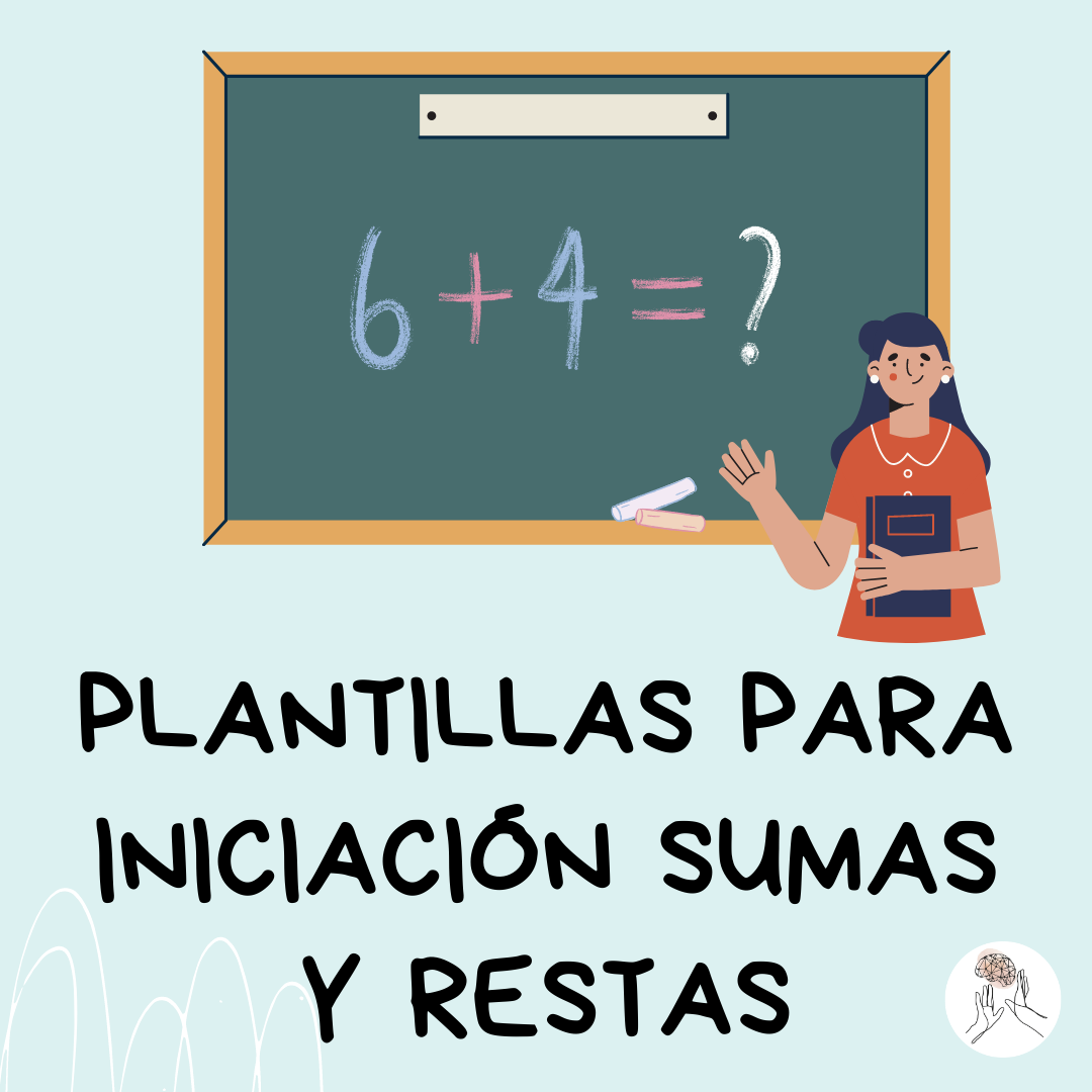 Plantillas para iniciacion sumas y restas